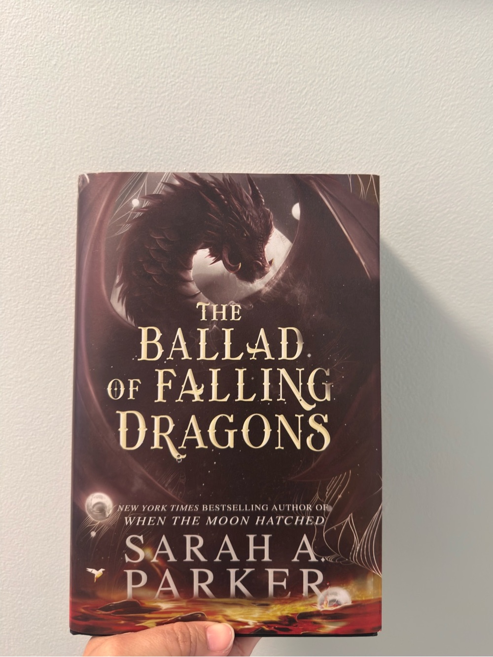 Hardcover edition The Ballad of Falling Dragons by Sarah A. Parker